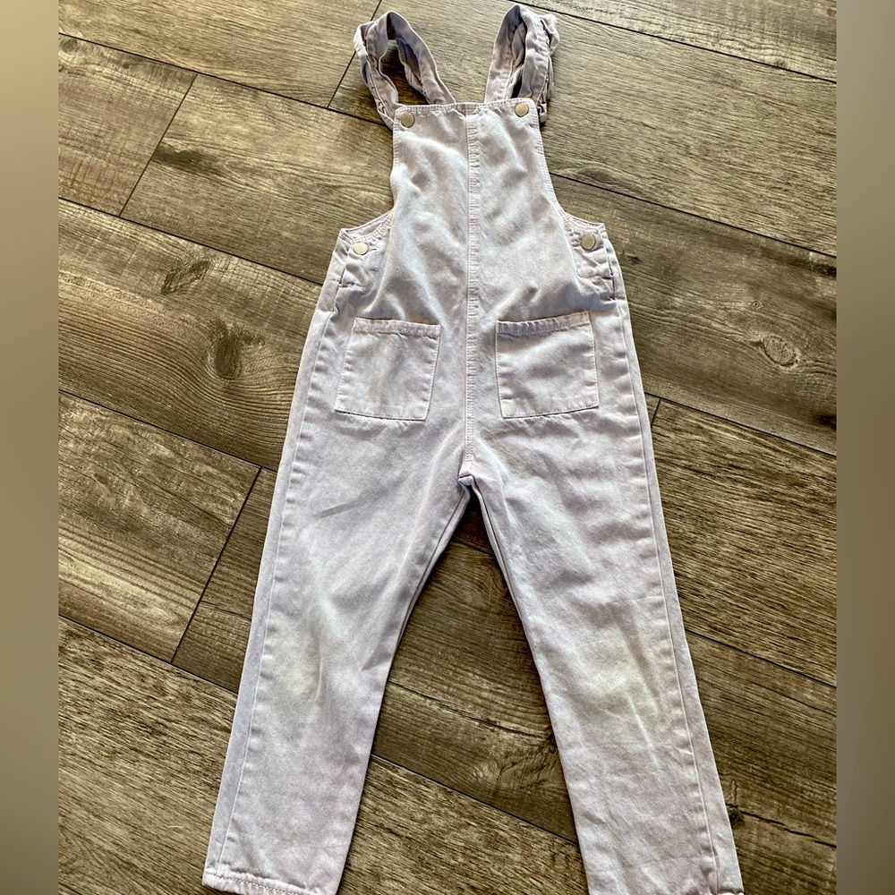 Zara Girls Lavender Overall, 4-5 years